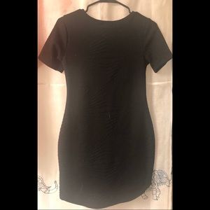 Black skin thighs dress